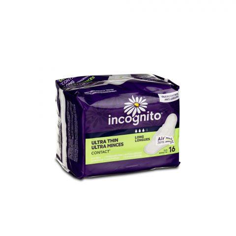 Incognito Sanitary Pad Super Absorbency Long Ultrathin w/Wings Unscented - 16ea/pk 12pk/cs Image