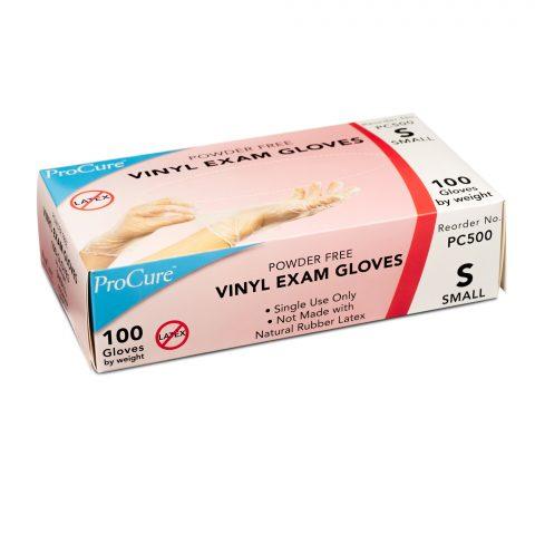 Gloves, Vinyl, Exam, PF, Small, 100ea/bx 10bx/cs Image