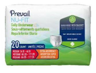 Prevail Nu-Fit Underwear Large - 20ea/pk 4pk/cs Image
