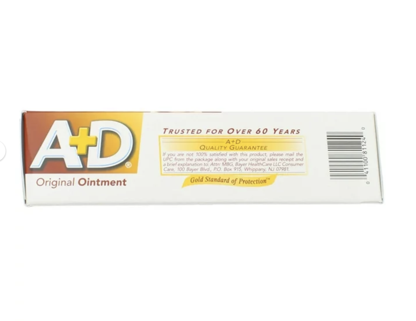 A&D Ointment 4oz Tube 12ea/bx 6bx/cs 72ea/cs Image