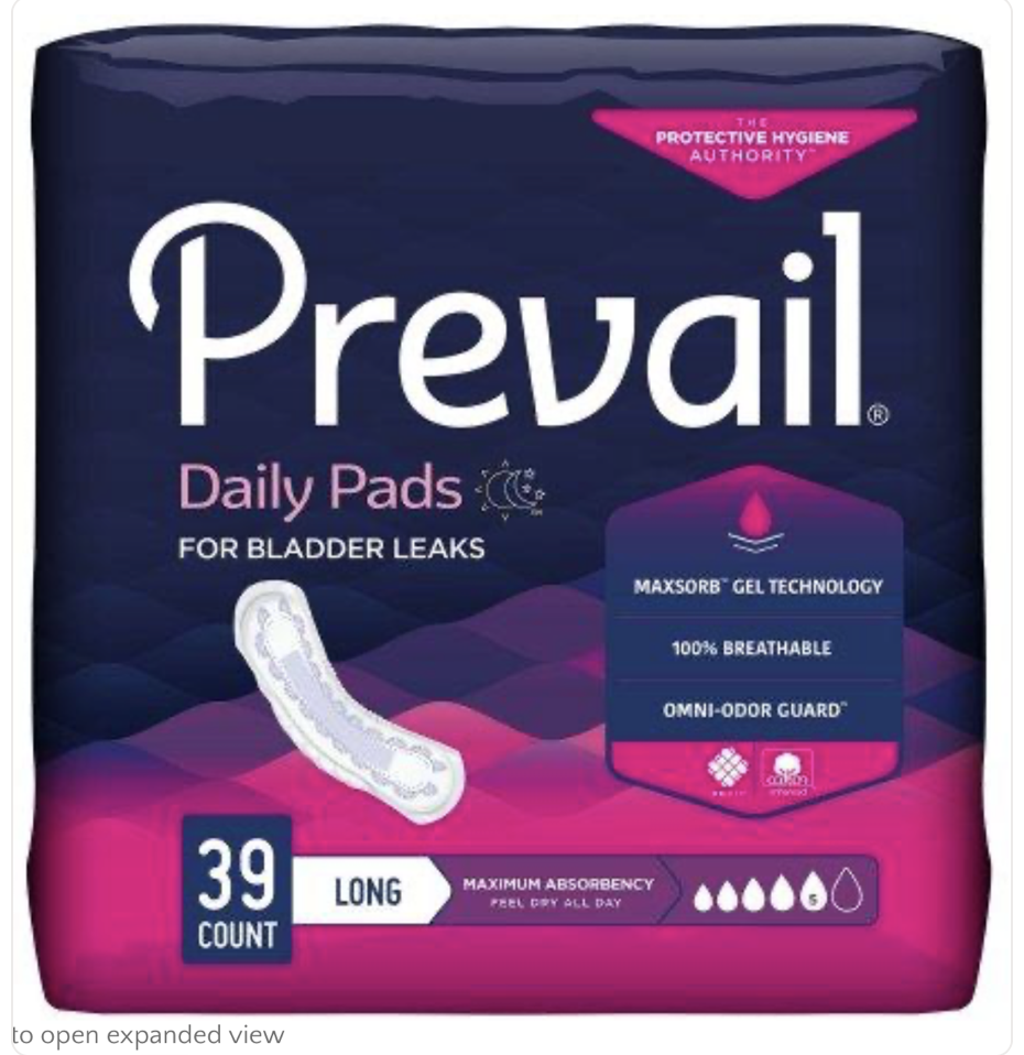 Prevail Bladder Control Pad Ultra 13" Length - 39ea/pk 4pk/cs Image