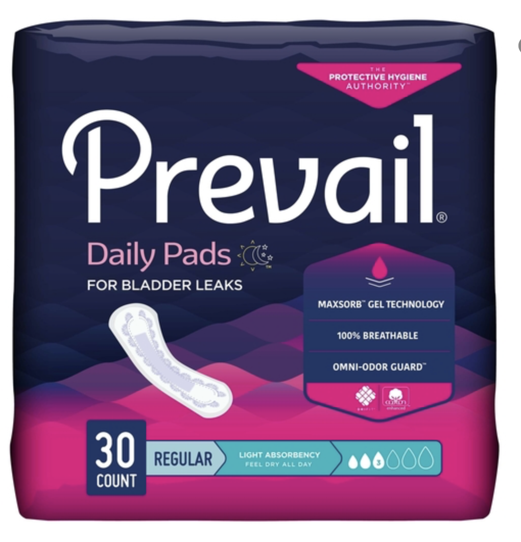 Prevail Bladder Control Pad Light Absorbency - 30ea/pk 3pk/cs Image