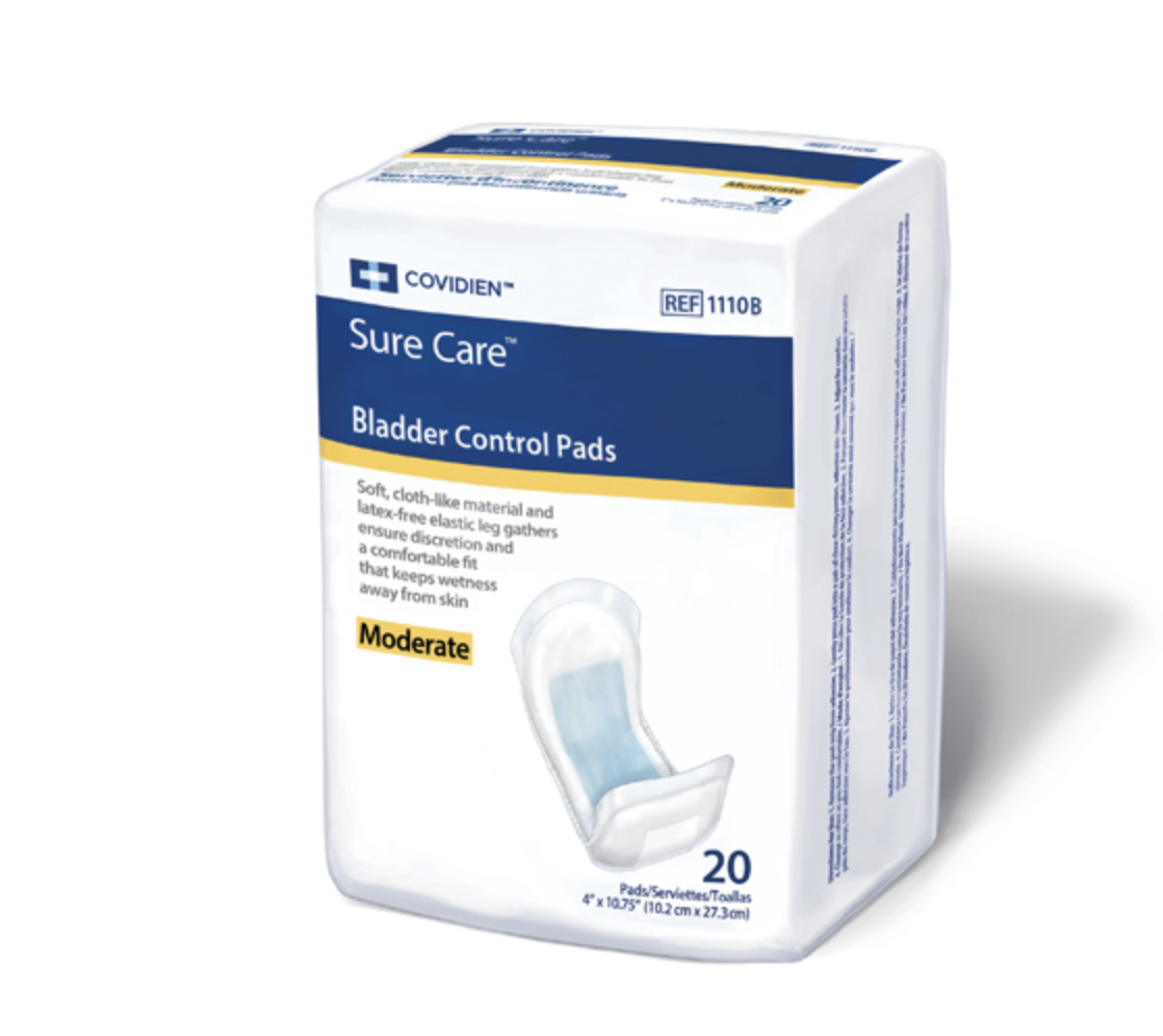 SureCare Pads Super Absorbency 4"x 10-3/4" - 20/pk 6pk/cs Image